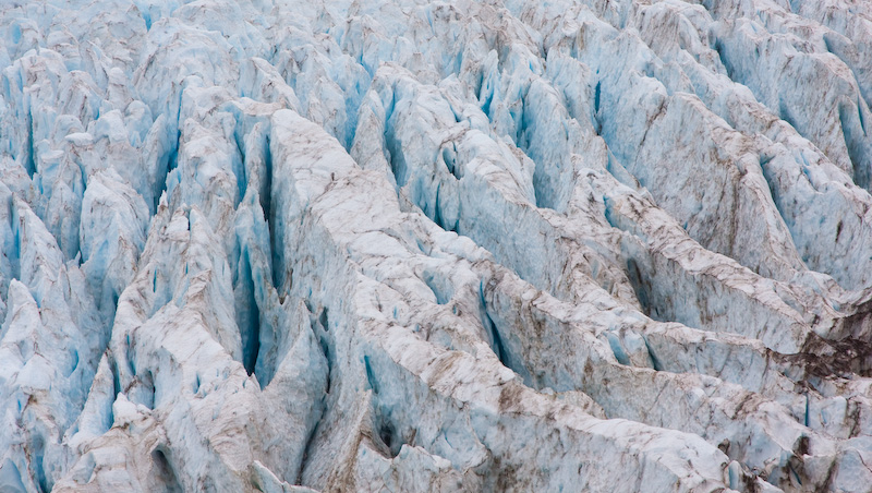 Seracs In The Roosevelt Glacier